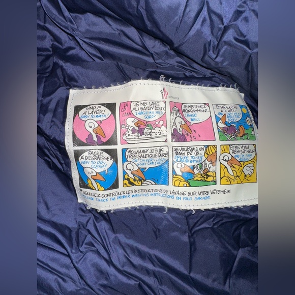 MONCLER MENS Longue Saison Jacket Coat Classe 1 baseball down - Picture 6 of 11